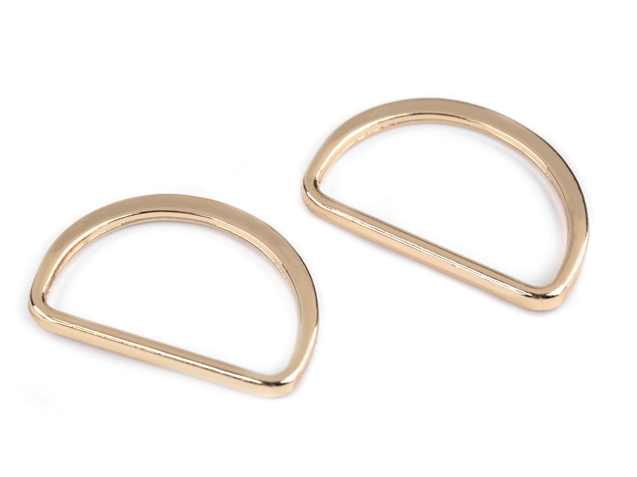 Anneau plat en D pour sangles, largeur 30 mm