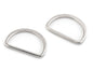 Anneau plat en D pour sangles, largeur 30 mm