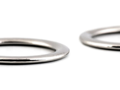 Anneau métallique plat, Ø 28 mm - 2pc