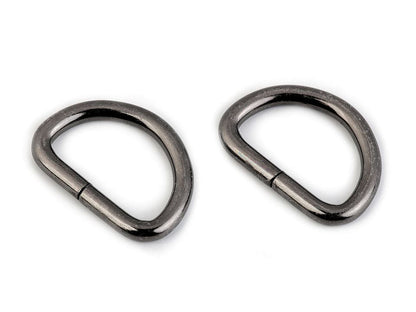 Anneau en D, largeur 25 mm - 10pc