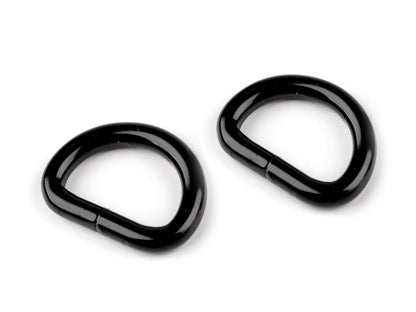 Anneau en D, largeur 20 mm - 10pc