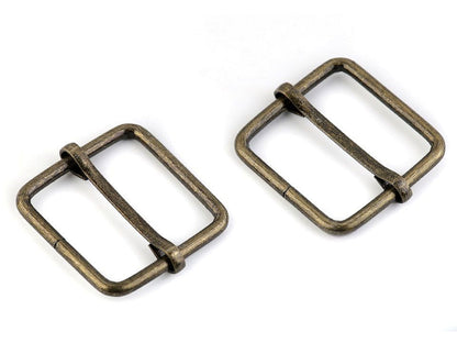 Boucle carrée coulissante et réglable, largeur 26 mm