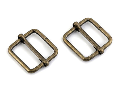 Boucle carrée coulissante et réglable, largeur 20 mm