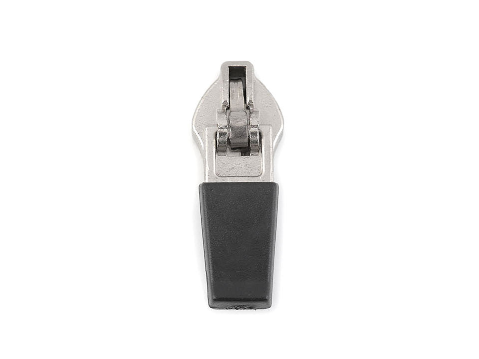 Glissière pour fermeture Éclair réfléchissante en nylon, n<sup>o</sup> 5, verrouillage automatique - 5pc