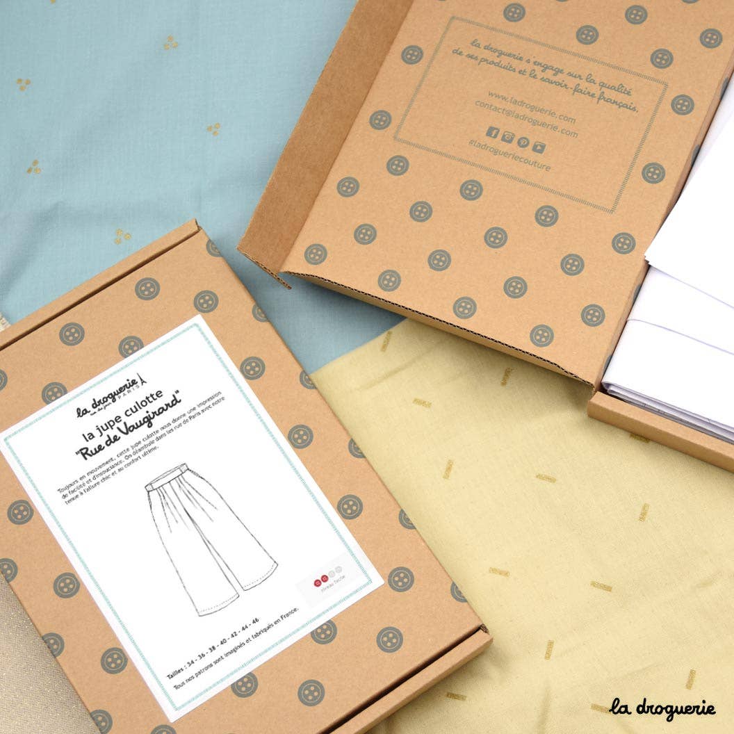 Patron couture de la jupe culotte "Rue de Vaugirard"
