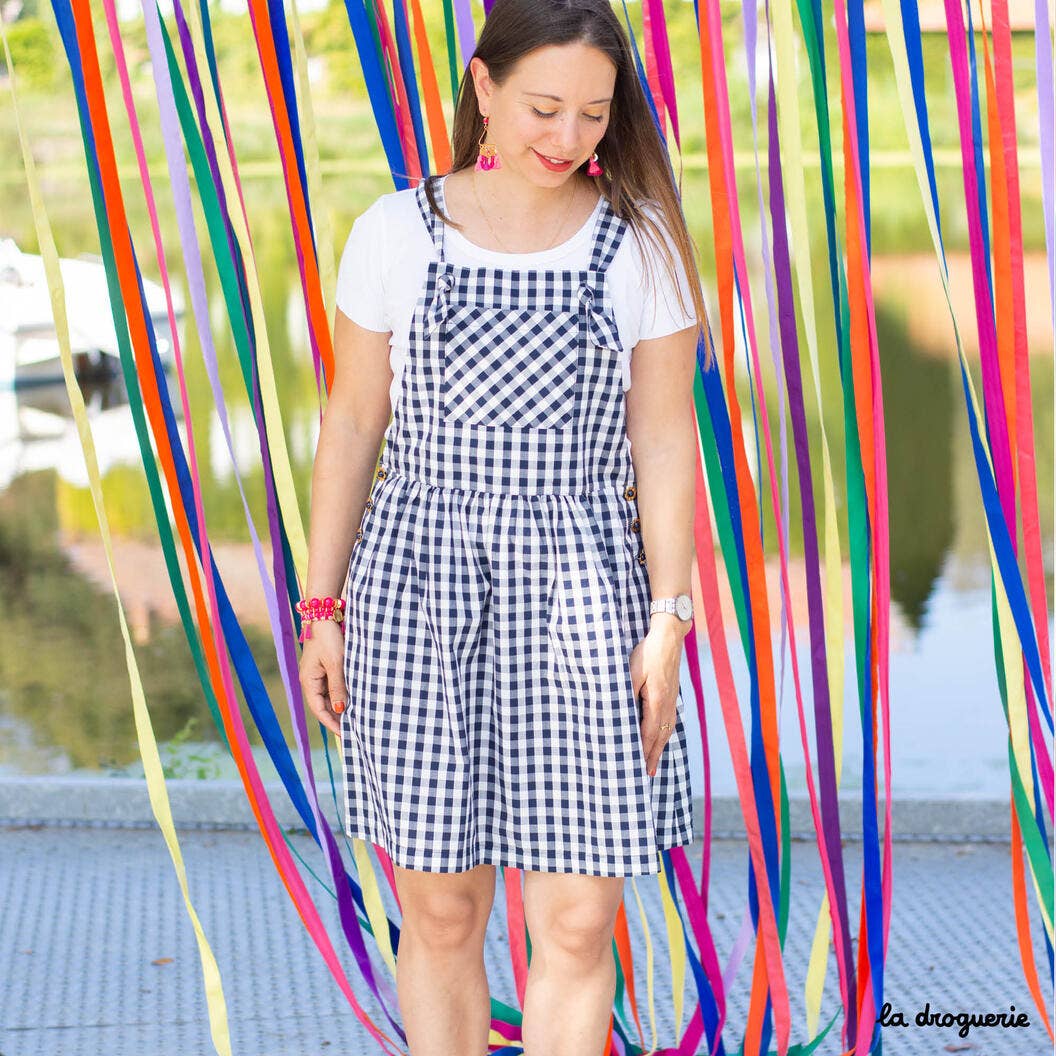 Patron couture de la robe et salopette short femme Camifolia