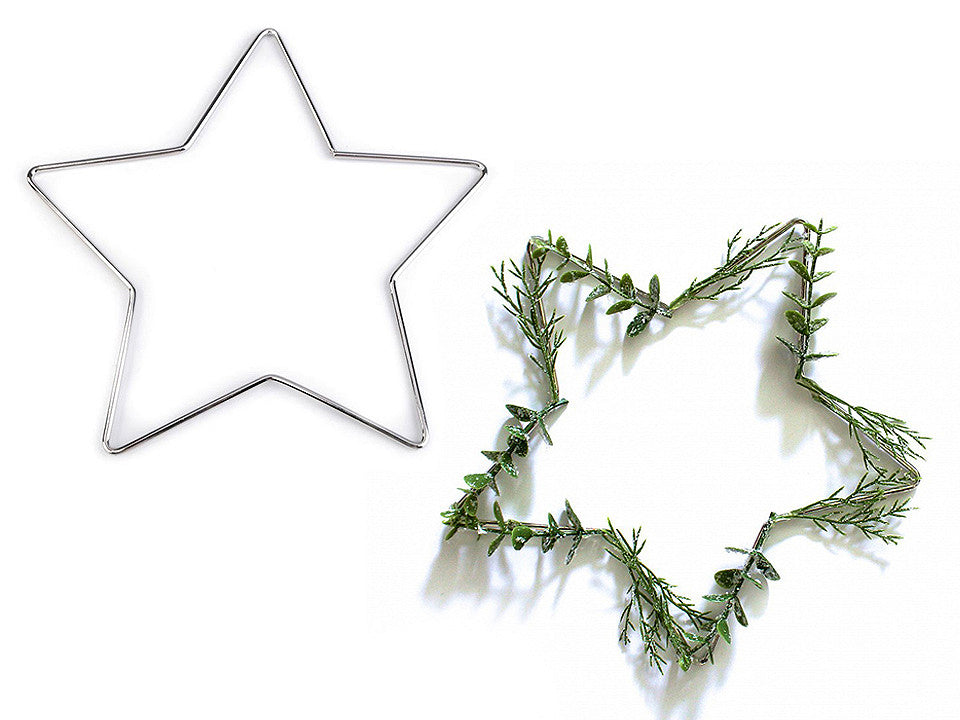 Étoile en métal pour attrape-rêves DIY, Ø 20 cm - 1pc