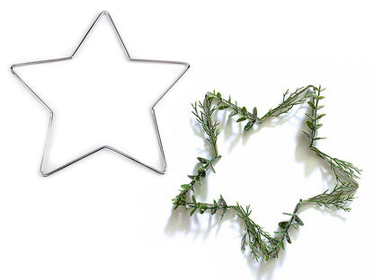 Étoile en métal pour attrape-rêves DIY, Ø 20 cm - 1pc