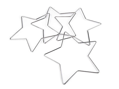 Étoile en métal pour attrape-rêves DIY, Ø 20 cm - 1pc