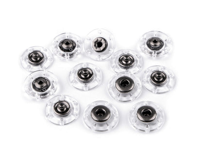 Bouton pression en plastique, Ø 18 ; 20 ; 25 mm - 6paire