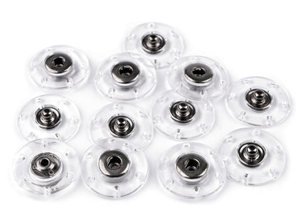 Bouton pression en plastique, Ø 18 ; 20 ; 25 mm - 6paire