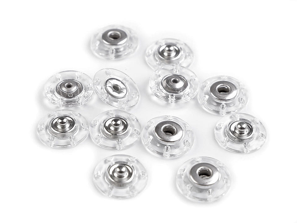 Bouton pression en plastique, Ø 18 ; 20 ; 25 mm - 6paire