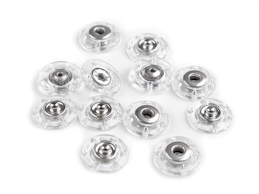 Bouton pression en plastique, Ø 18 ; 20 ; 25 mm - 6paire