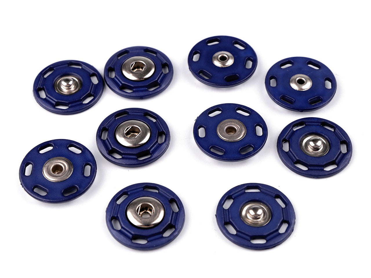 Bouton pression en plastique, Ø 25 mm - 5paire
