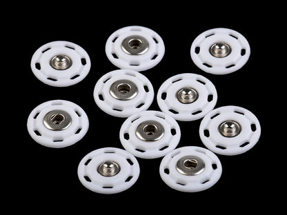 Bouton pression en plastique, Ø 25 mm - 5paire