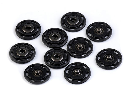 Bouton pression en plastique, Ø 25 mm - 5paire