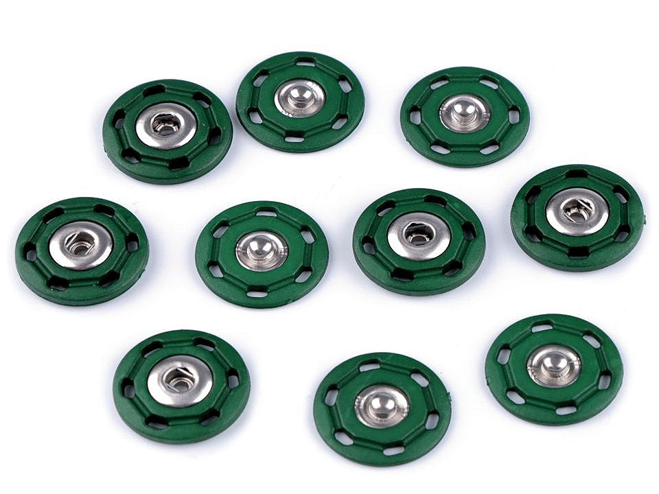 Bouton pression en plastique, Ø 25 mm - 5paire