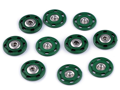 Bouton pression en plastique, Ø 25 mm - 5paire