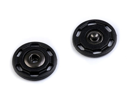 Bouton pression en plastique, Ø 25 mm - 5paire
