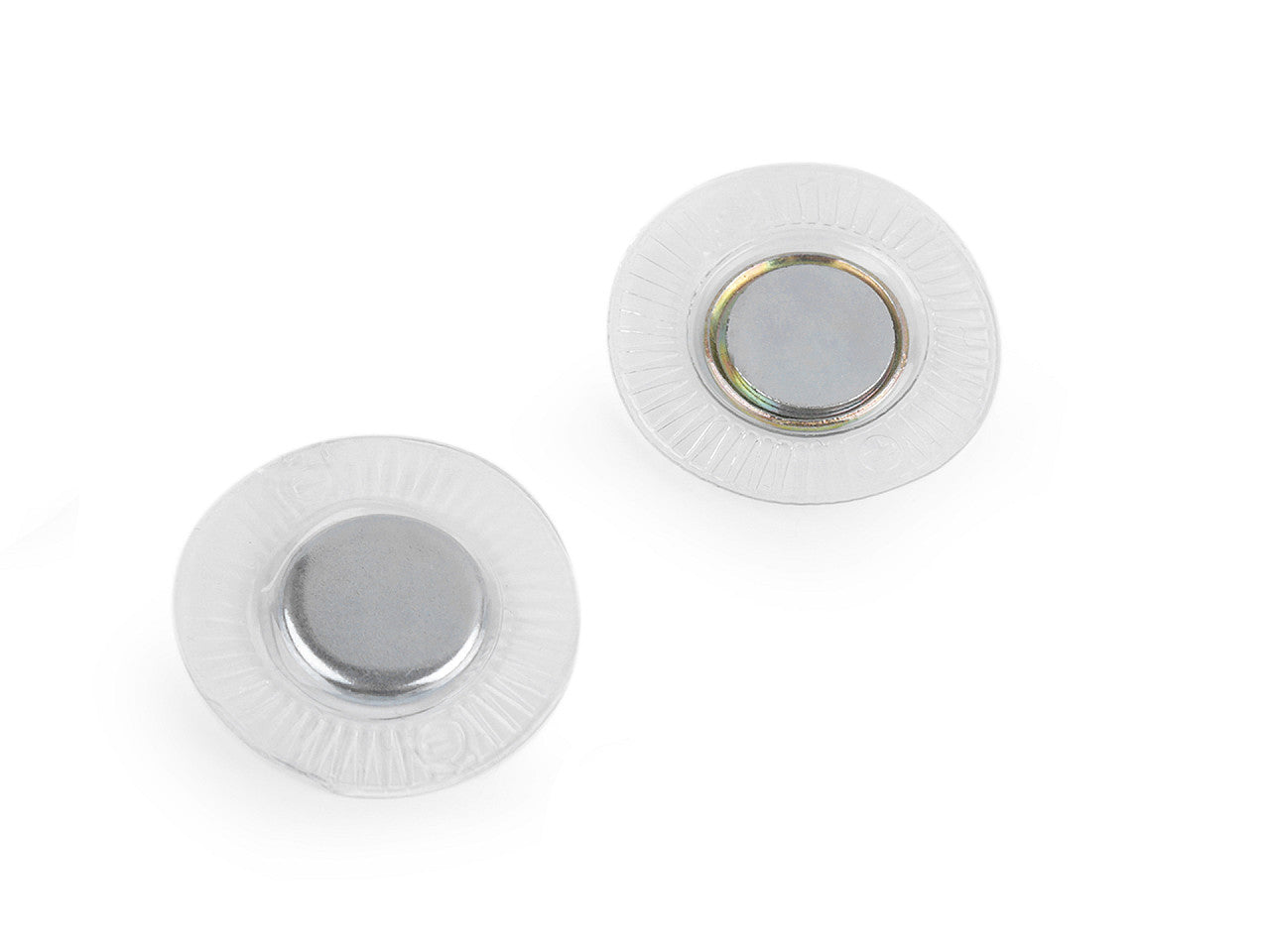 Boutons pression magnétiques avec caches, à coudre, Ø 15 mm - 1paire