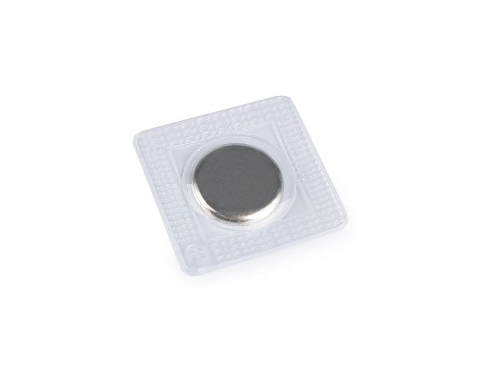 Boutons pression magnétiques avec caches, à coudre, Ø 19 mm - 1paire