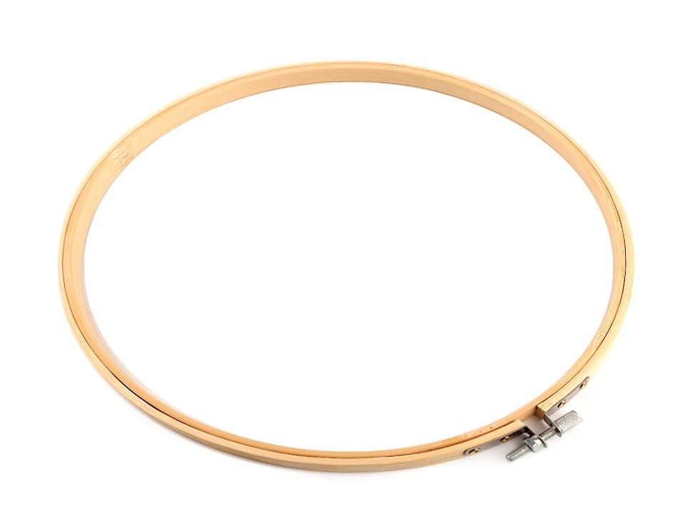 Cerceau de broderie en bambou, Ø 22,5 cm - 1pc