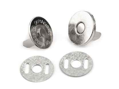 Boutons pression magnétiques, Ø 14 mm, minces - 5set