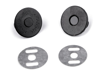 Boutons pression magnétiques, Ø 18 mm, minces - 5set