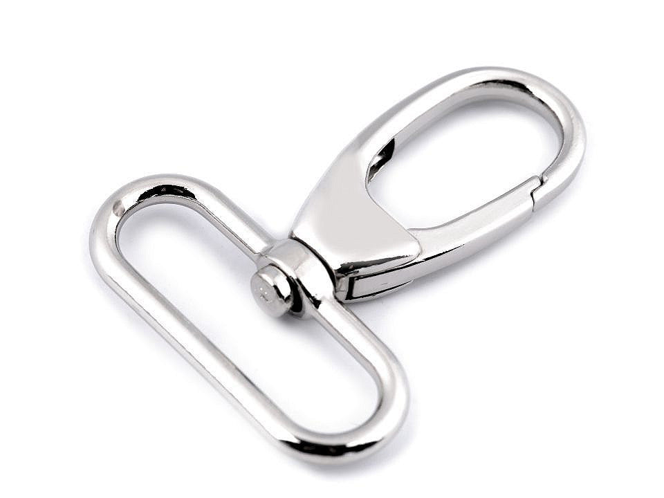 Mousqueton métallique pour sangle de 38 mm