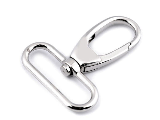 Mousqueton métallique pour sangle de 38 mm
