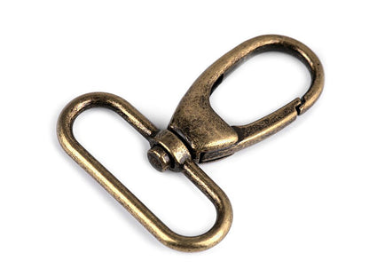 Mousqueton métallique pour sangle de 38 mm