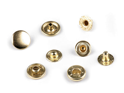 Boutons pression, Ø 12 mm, pour tissus moyennement épais - 50set