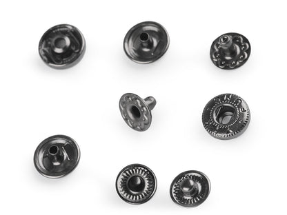Boutons pression, Ø 10 mm, pour tissus moyennement épais - 50set