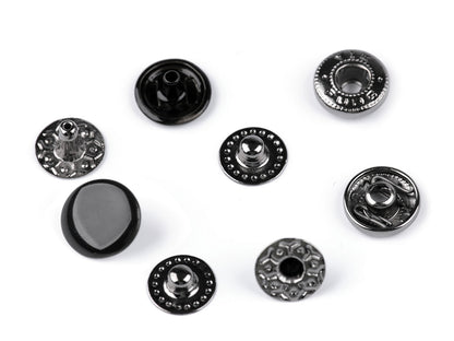 Boutons pression, Ø 10 mm, pour tissus moyennement épais - 50set