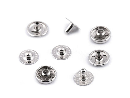 Boutons pression, Ø 10 mm, pour tissus moyennement épais - 50set