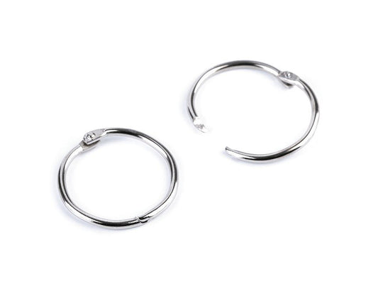 Anneau de reliure en métal - 10pc