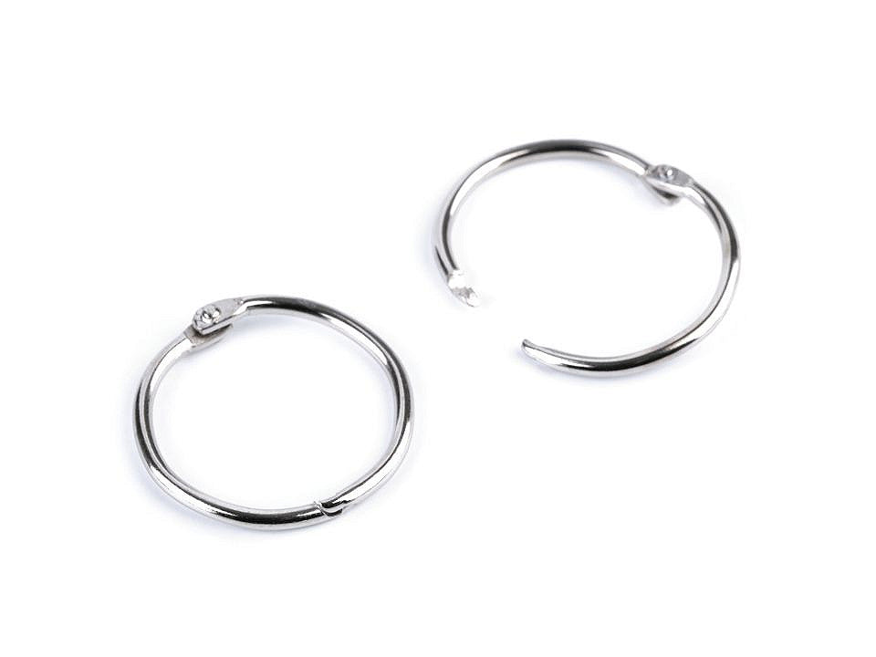 Anneau de reliure en métal - 10pc