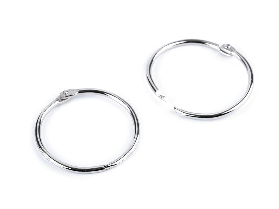 Anneau de reliure en métal - 10pc