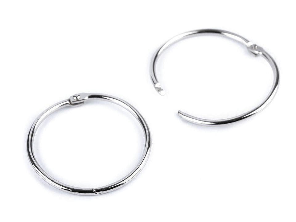 Anneau de reliure en métal - 10pc
