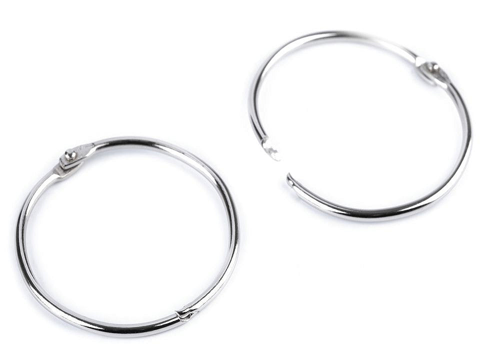 Anneau de reliure en métal - 10pc