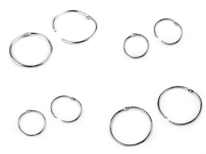 Anneau de reliure en métal - 10pc