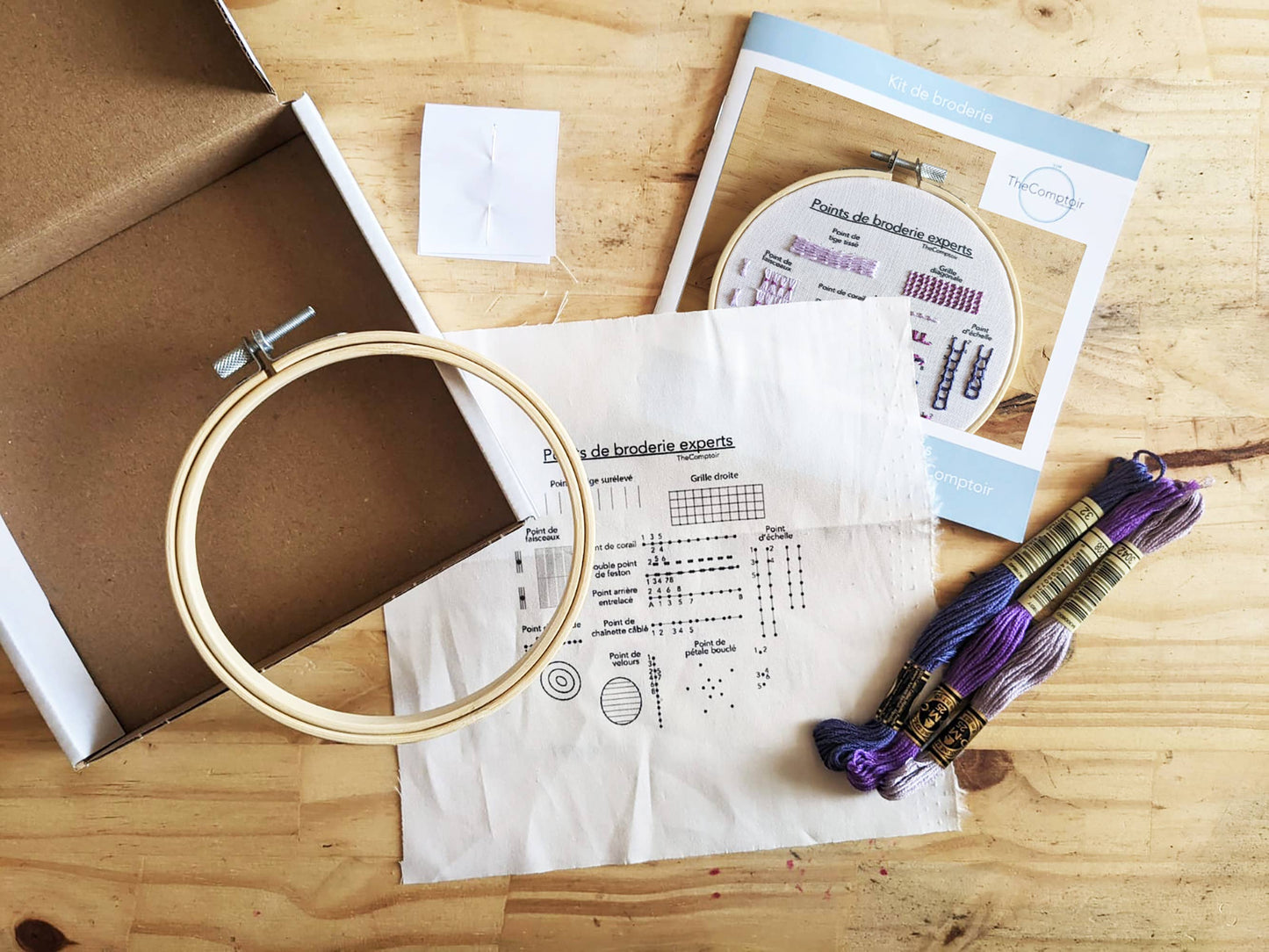 Expert stitch embroidery learning kit