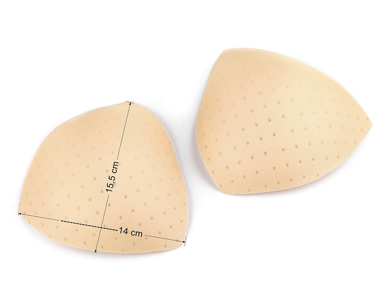 Coussinets triangulaires pour soutien-gorge/maillot de bain, taille 40, 42