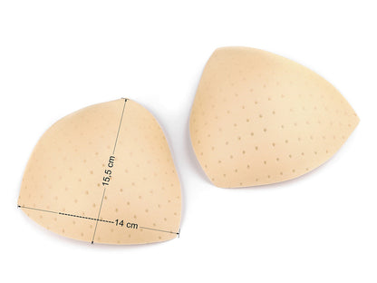 Coussinets triangulaires pour soutien-gorge/maillot de bain, taille 40, 42
