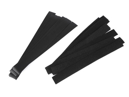 Bande Velcro, profil bas, coupée, largeur 20 mm - 10paire