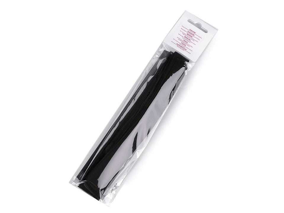 Bande Velcro, profil bas, coupée, largeur 20 mm - 10paire