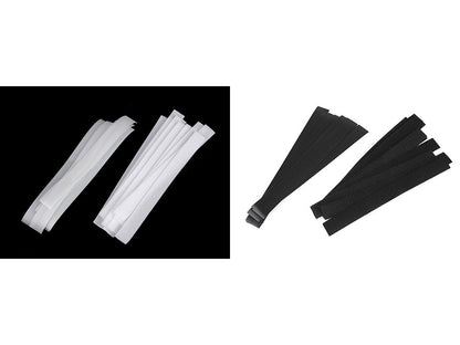 Bande Velcro, profil bas, coupée, largeur 20 mm - 10paire