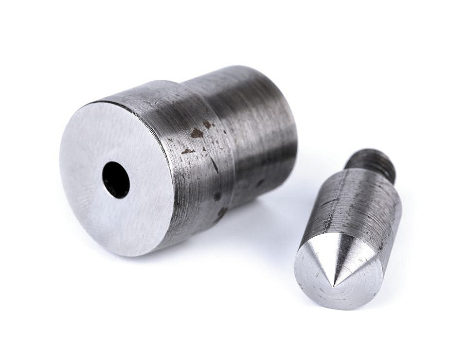 Moule pour trous et œillets pour presse manuelle, Ø 5 ; 7 ; 8 ; 10 mm - 1set