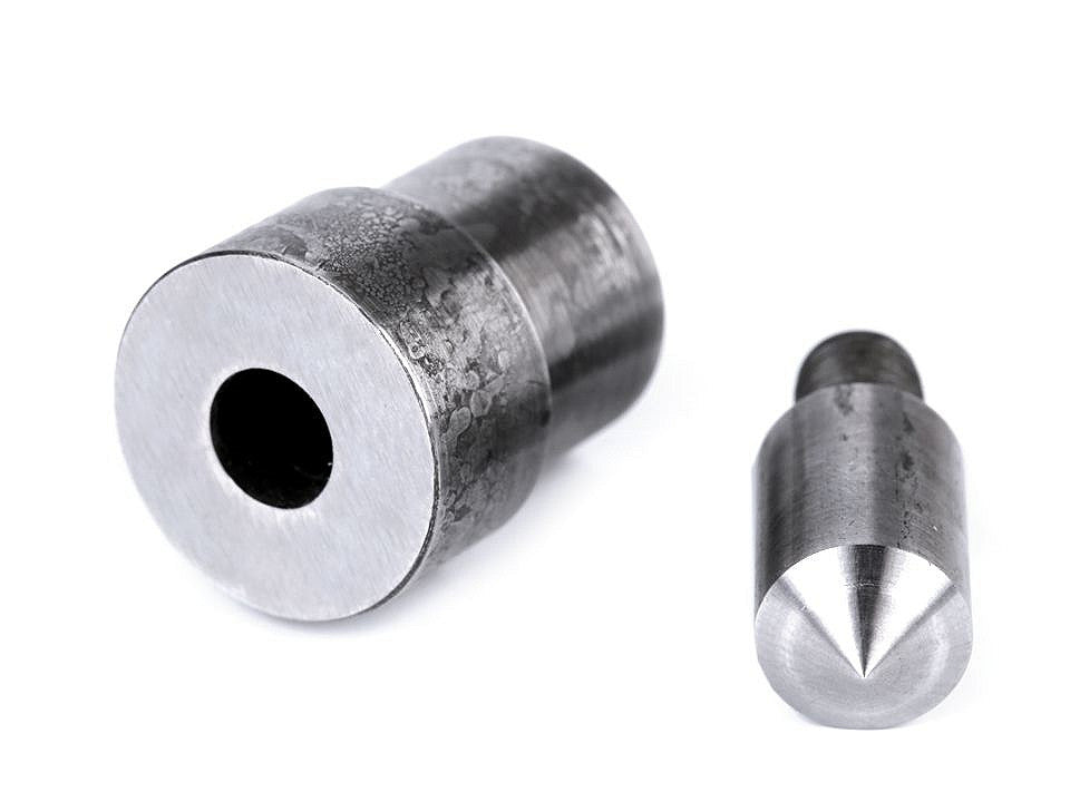Moule pour trous et œillets pour presse manuelle, Ø 5 ; 7 ; 8 ; 10 mm - 1set