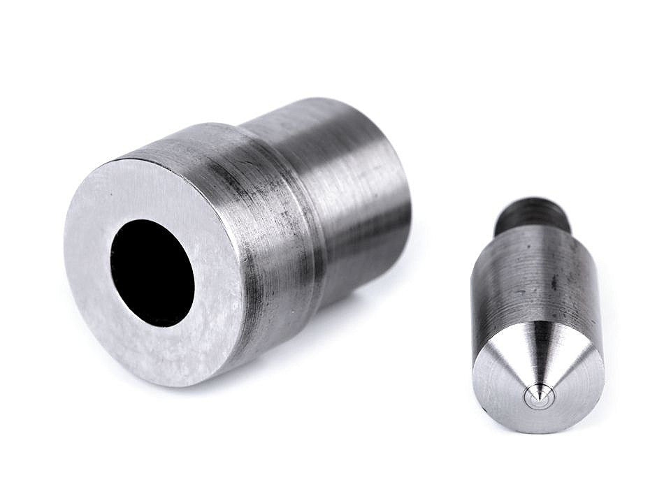 Moule pour trous et œillets pour presse manuelle, Ø 5 ; 7 ; 8 ; 10 mm - 1set